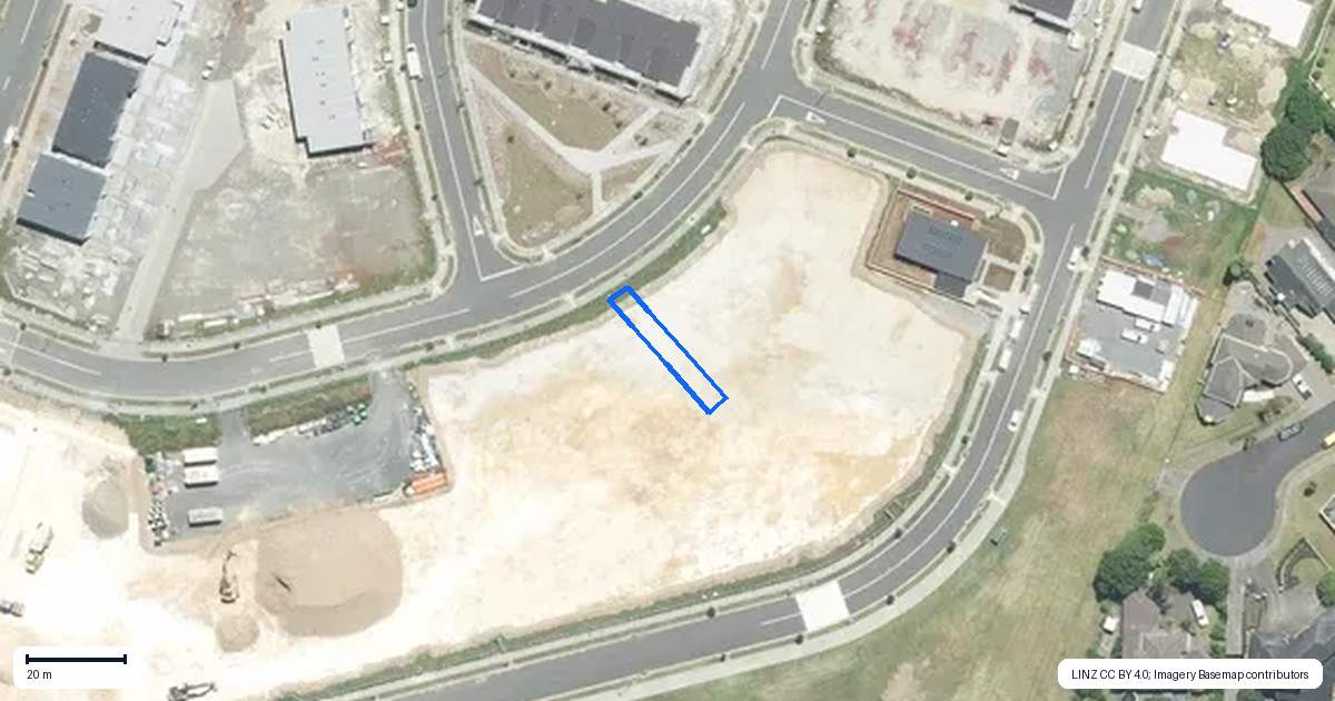 Property context map for 118 Pepene Avenue, Takanini, Auckland