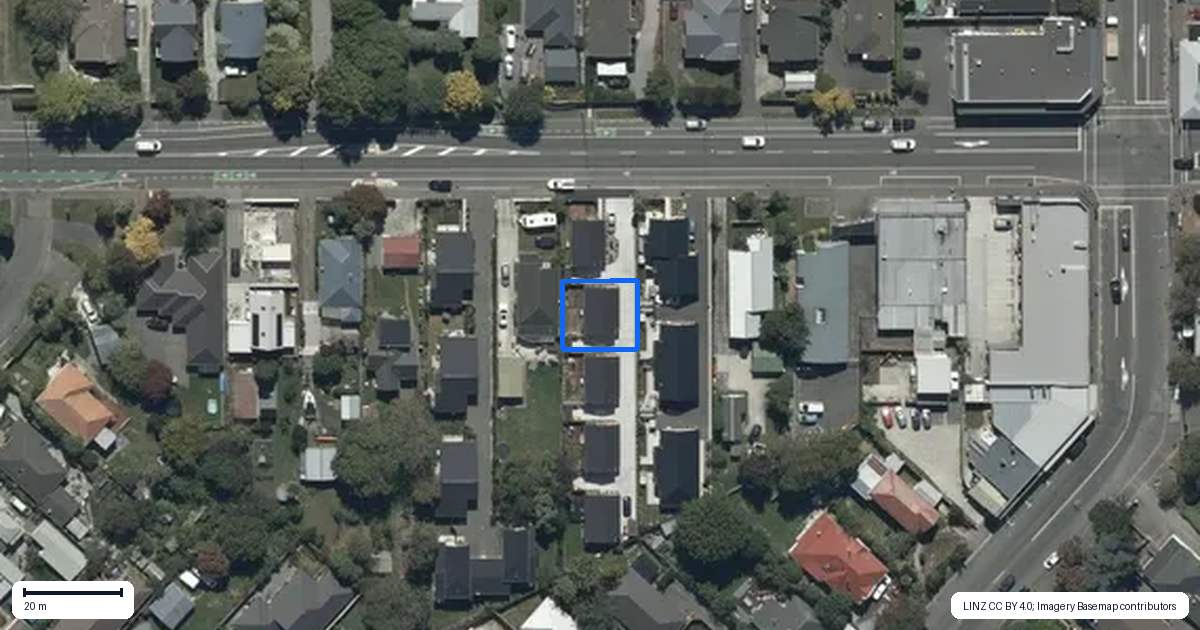 Property context map for 2/152 Woodham Road, Linwood, Christchurch