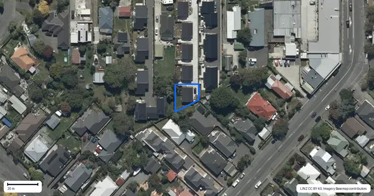 Property context map for 5/152 Woodham Road, Linwood, Christchurch