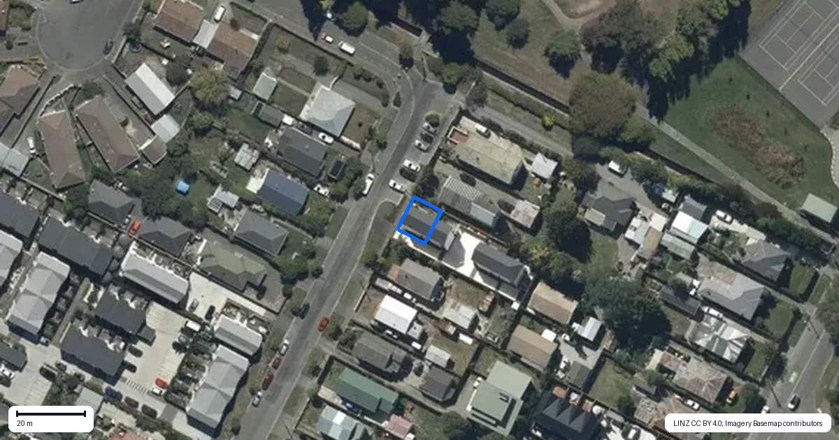 Property context map for 1/114 Mackworth Street, Woolston, Christchurch