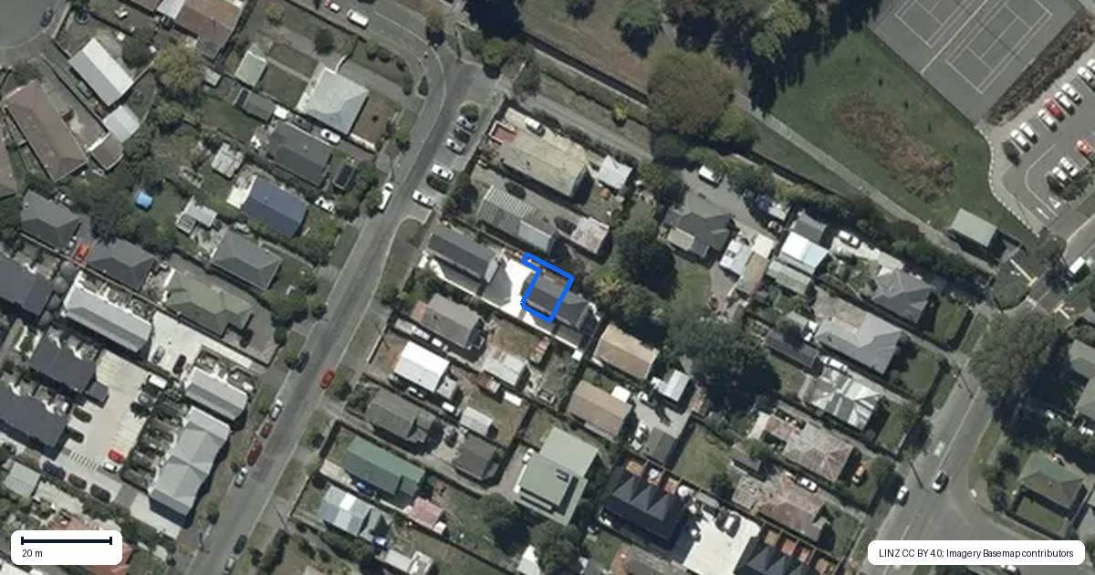 Property context map for 3/114 Mackworth Street, Woolston, Christchurch