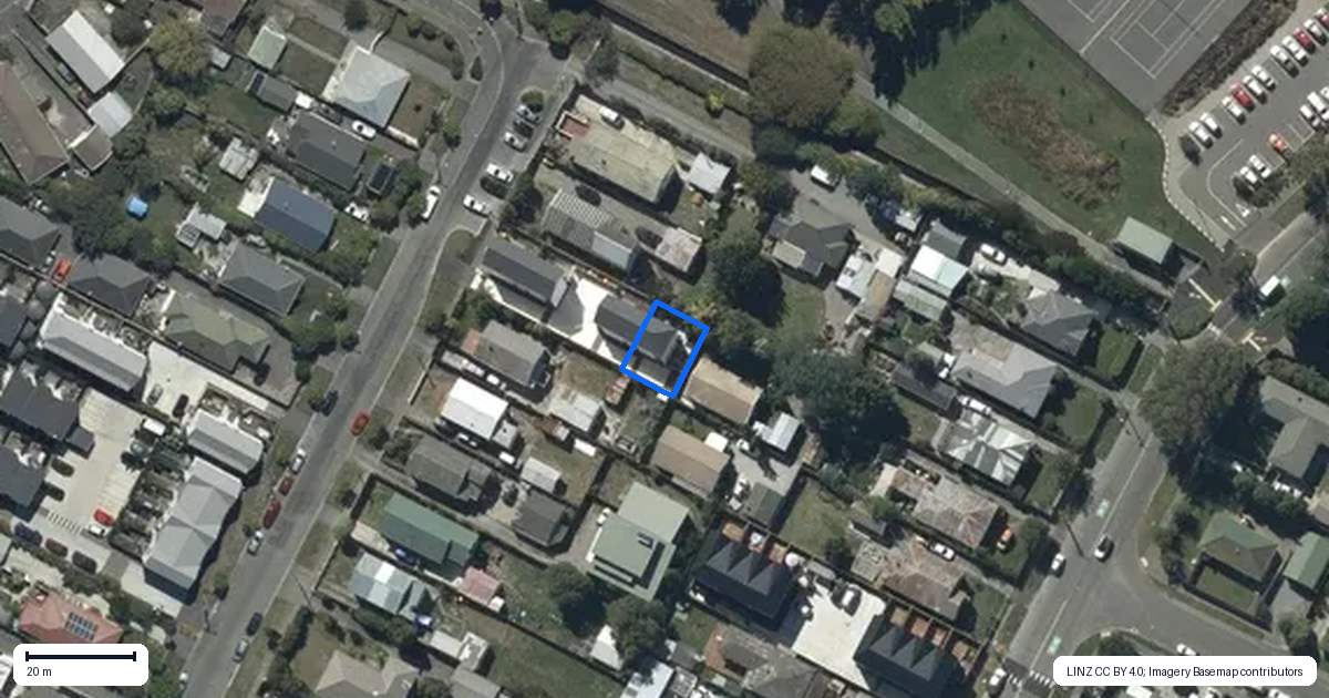 Property context map for 4/114 Mackworth Street, Woolston, Christchurch
