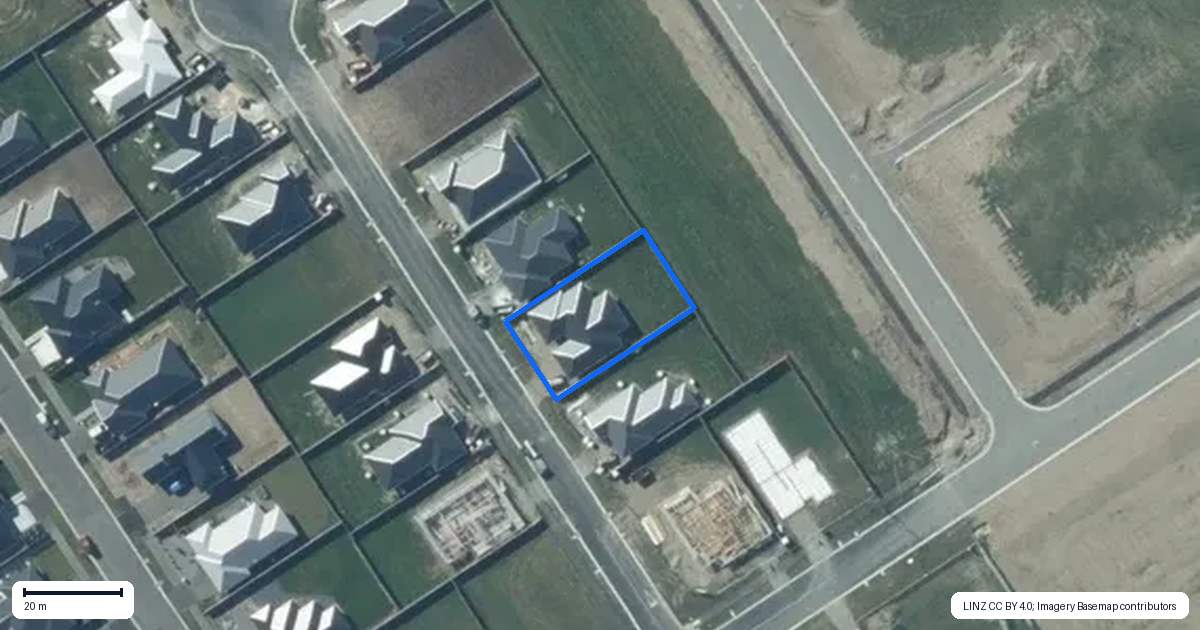 Property context map for 6 Joblin Street, Darfield