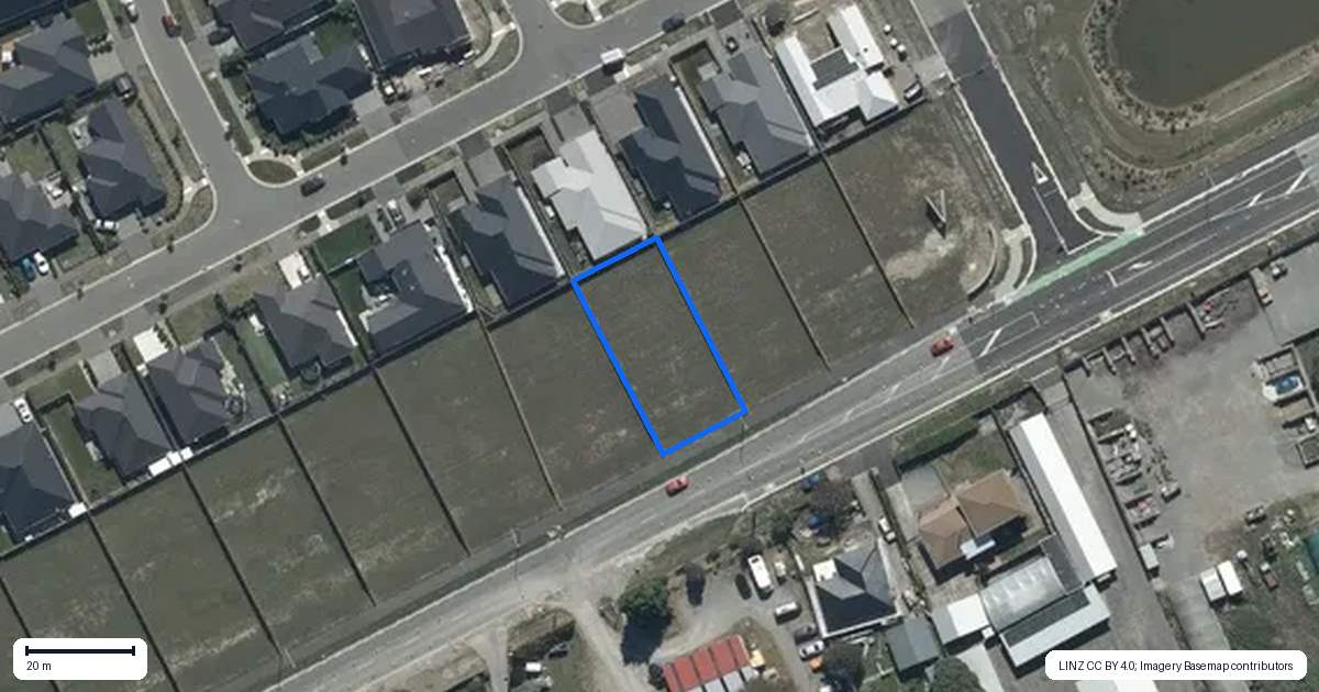 Property context map for 143 Mairehau Road, Marshland, Christchurch
