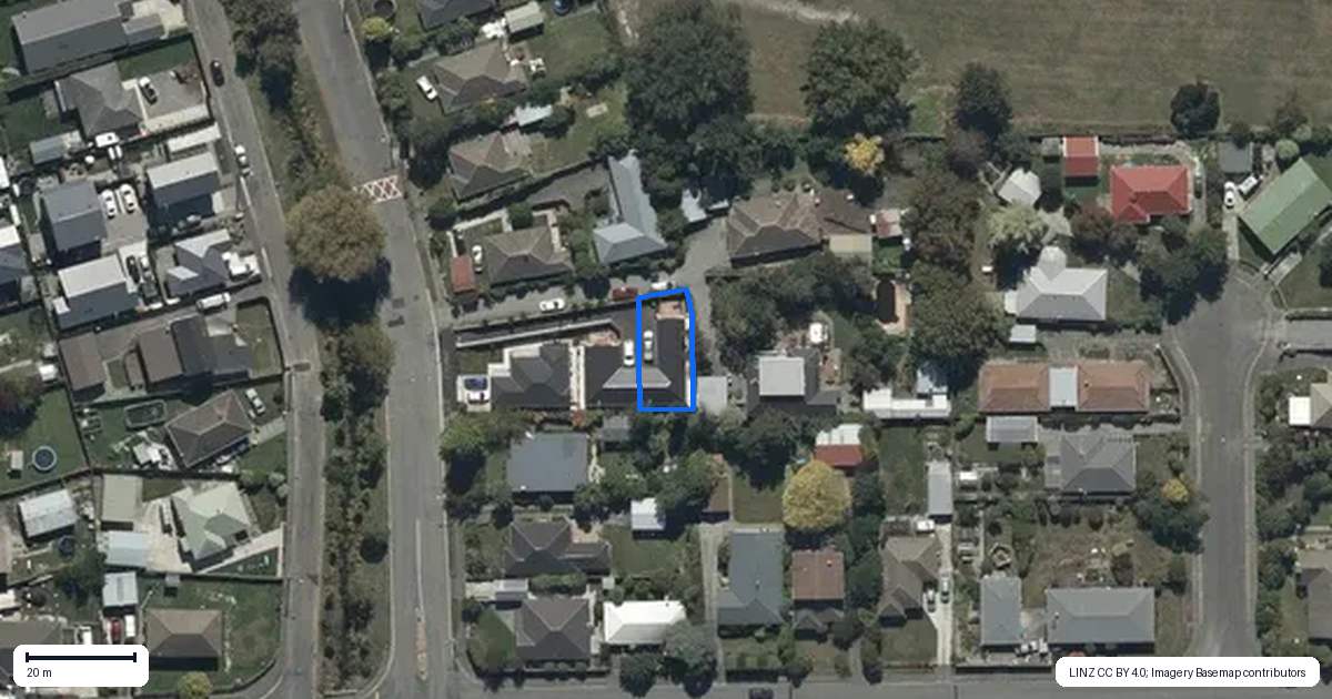 Property context map for 76B Quinns Road, Shirley, Christchurch