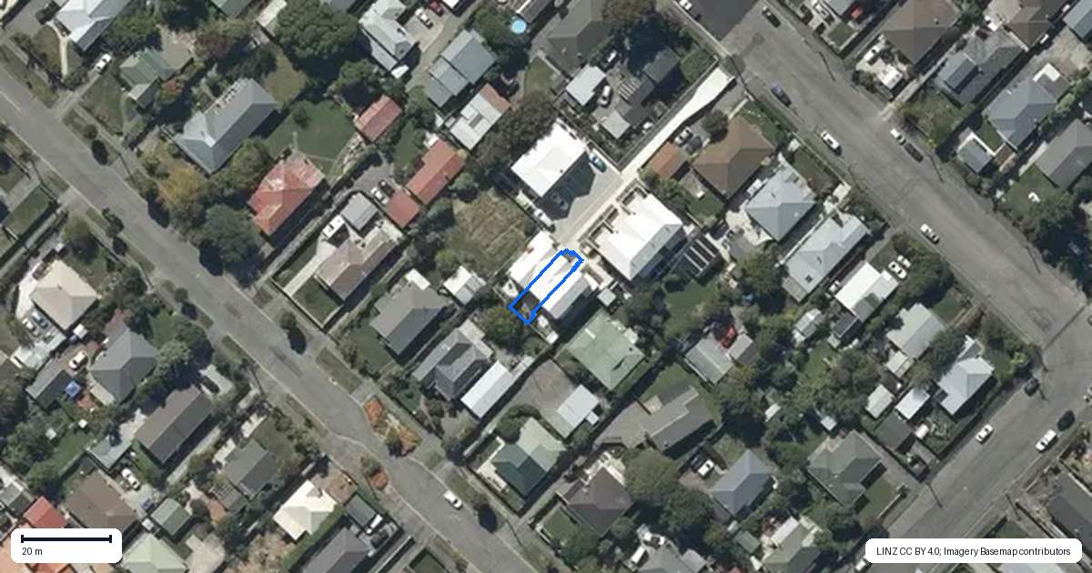 Property context map for 4/24 Dampier Street, Woolston, Christchurch