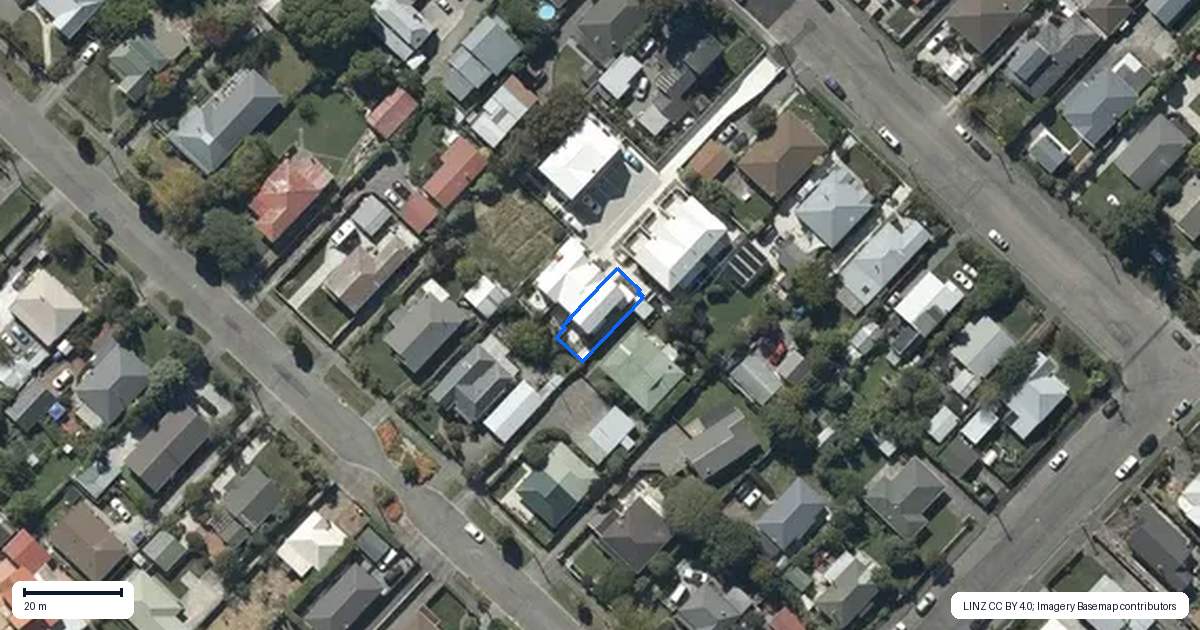 Property context map for 5/24 Dampier Street, Woolston, Christchurch