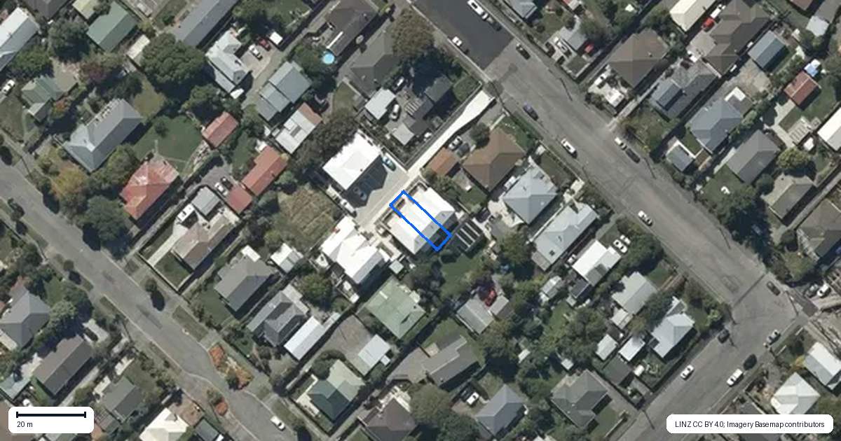 Property context map for 7/24 Dampier Street, Woolston, Christchurch