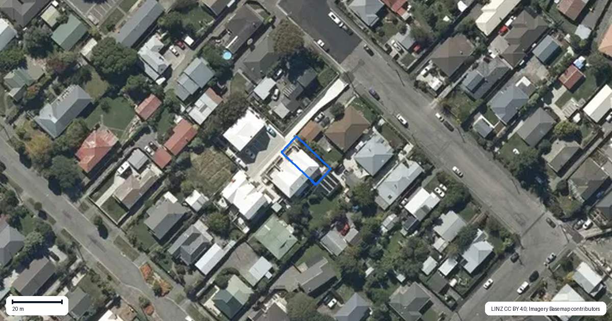 Property context map for 8/24 Dampier Street, Woolston, Christchurch