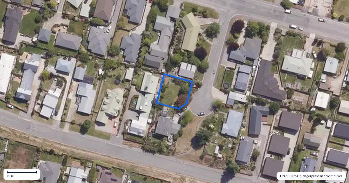 Property context map for 9 Down Street, Cromwell