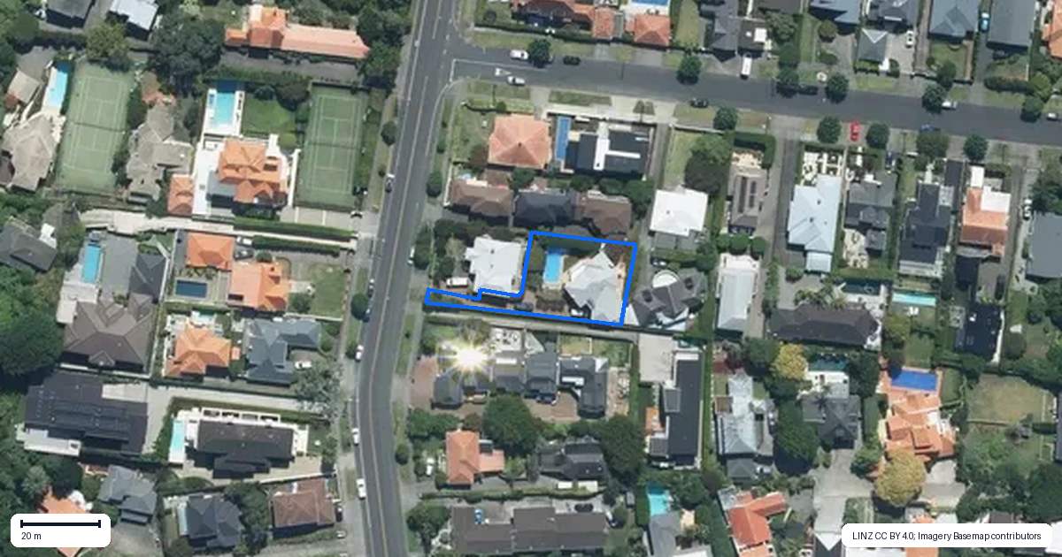 Property context map for 109A Orakei Road, Remuera, Auckland