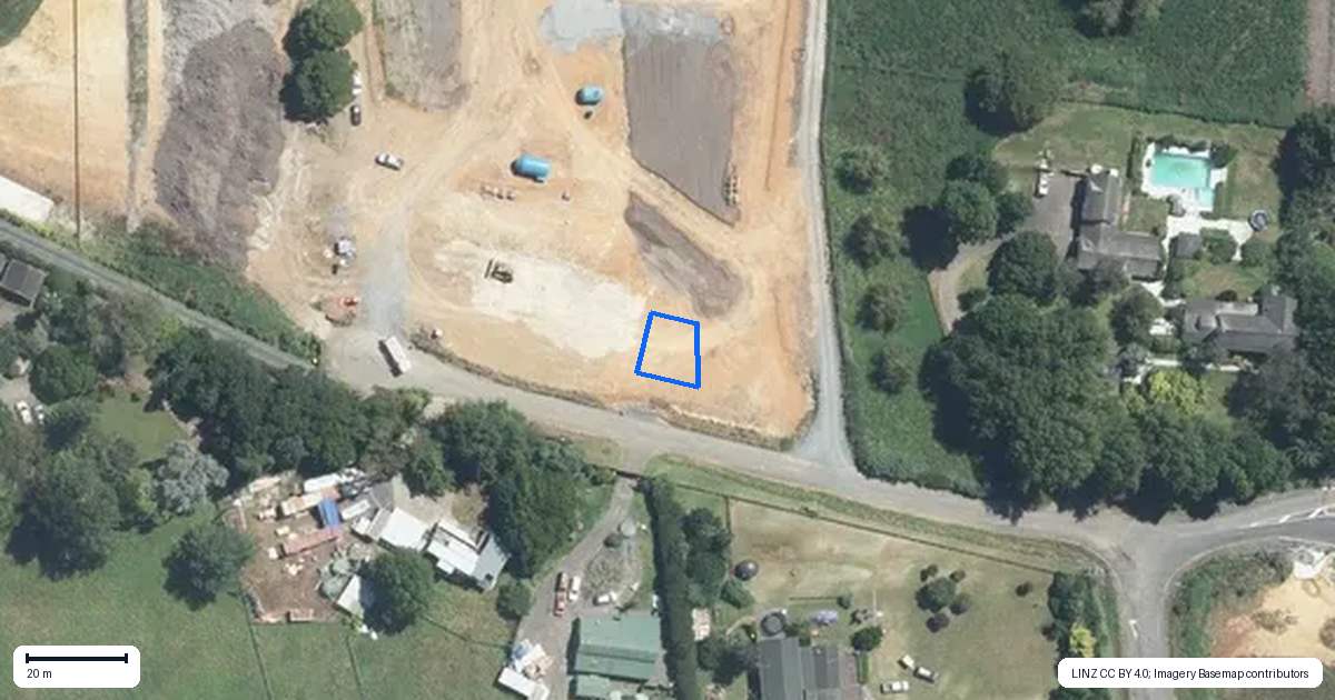 Property context map for 395 Bremner Road, Karaka, Papakura