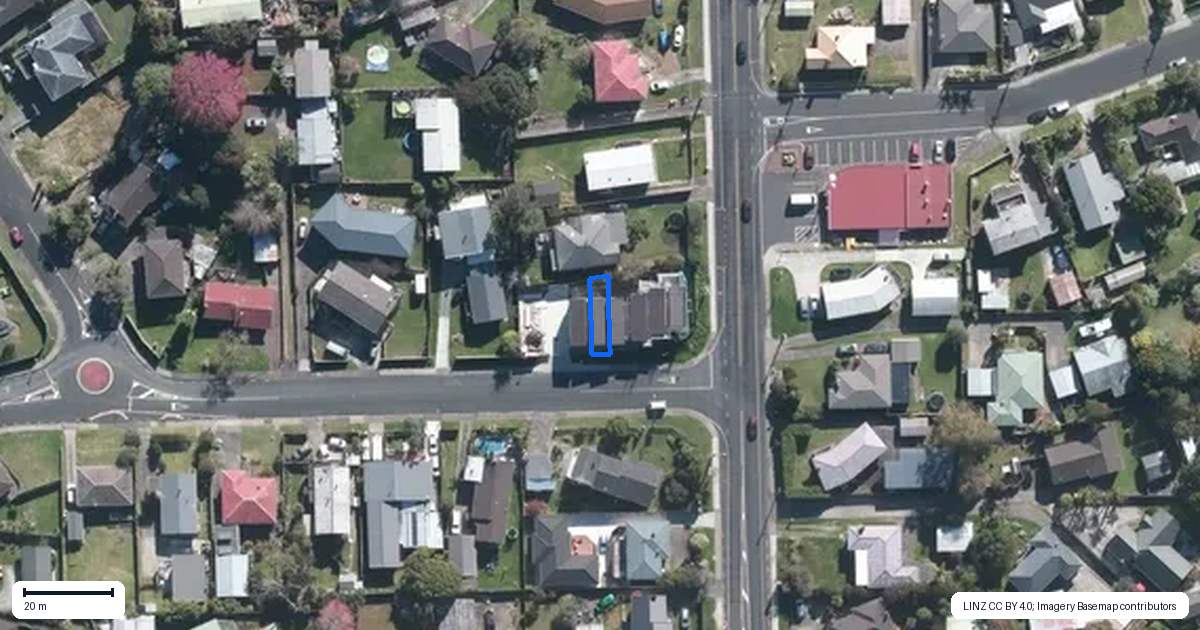 Property context map for 1B Flaxdale Street, Birkdale, Auckland