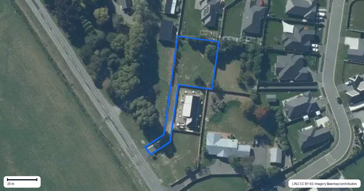 Property context map for 1934C Telegraph Road, Darfield