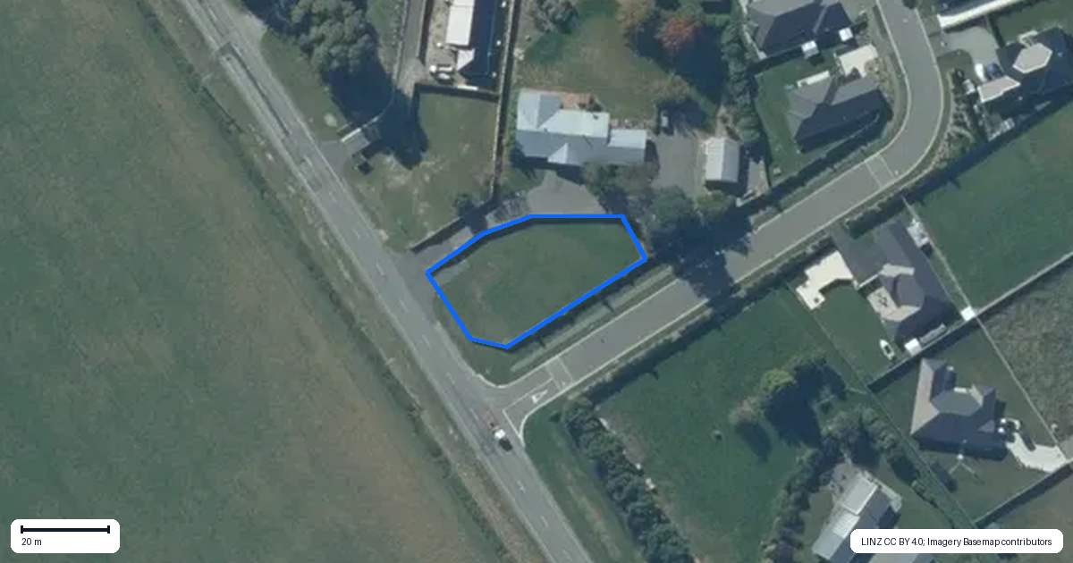 Property context map for 1930 Telegraph Road, Darfield