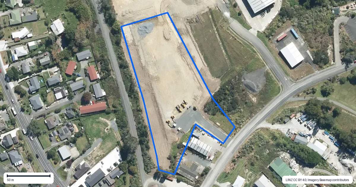 Property context map for 119 Centennial Park Road, Wellsford