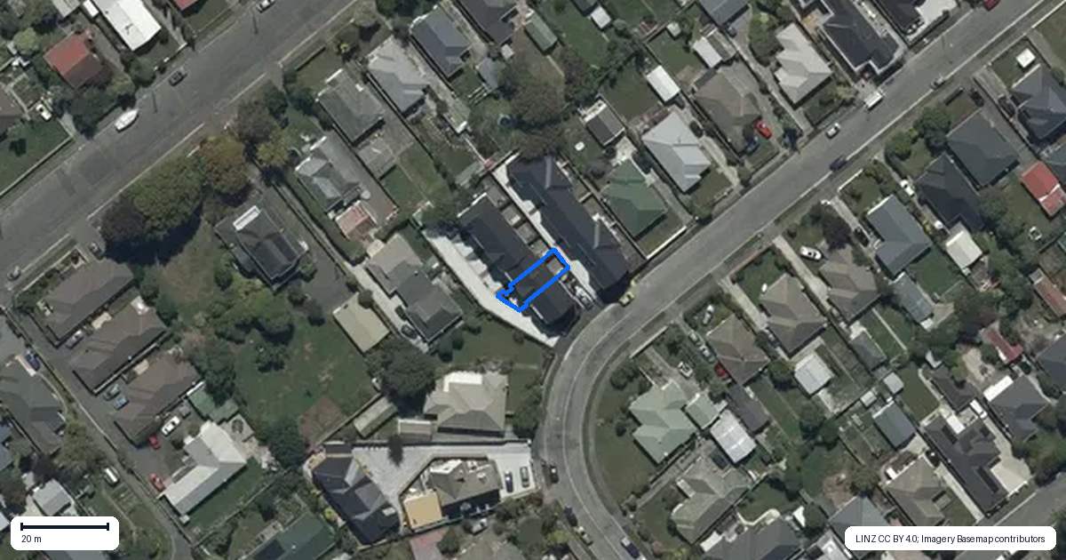Property context map for 2/25 Evesham Crescent, Spreydon, Christchurch