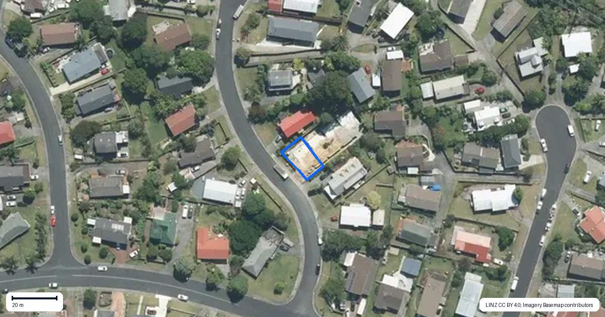 Property context map for 7A Thalia Place, Totara Vale, Auckland