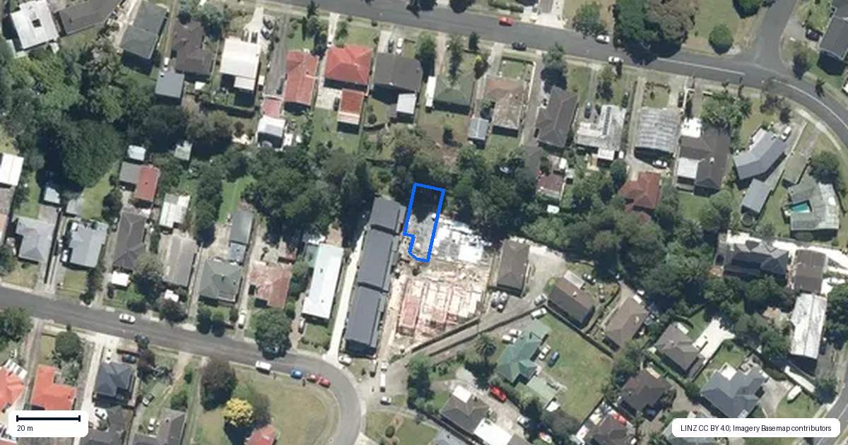 Property context map for 1/50 McLean Avenue, Papatoetoe, Auckland