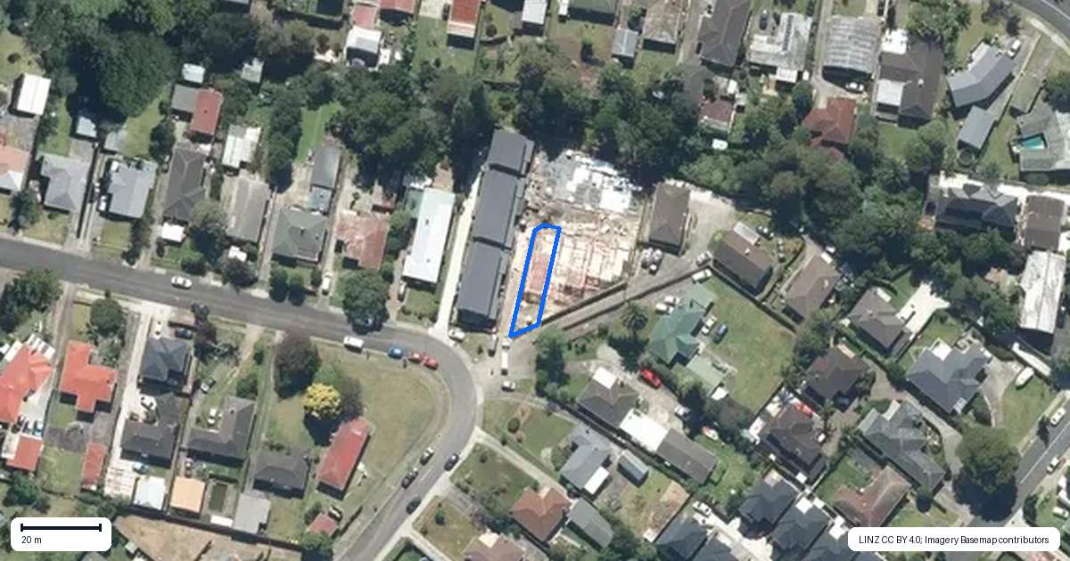 Property context map for 8/50 McLean Avenue, Papatoetoe, Auckland