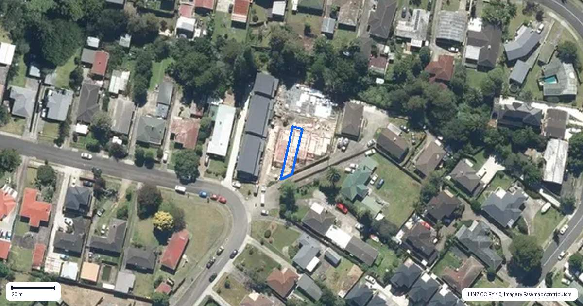 Property context map for 7/50 McLean Avenue, Papatoetoe, Auckland