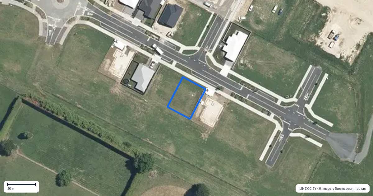 Property context map for 58 Tokotoko Parade, Matamata