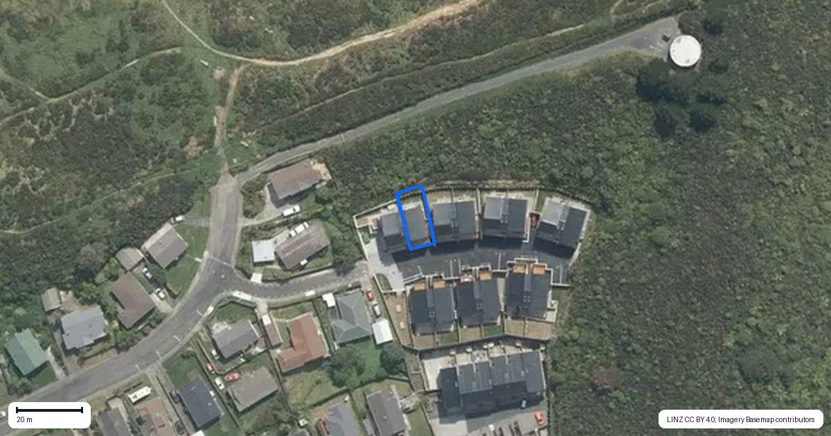 Property context map for 5 Stockden Place, Karori, Wellington