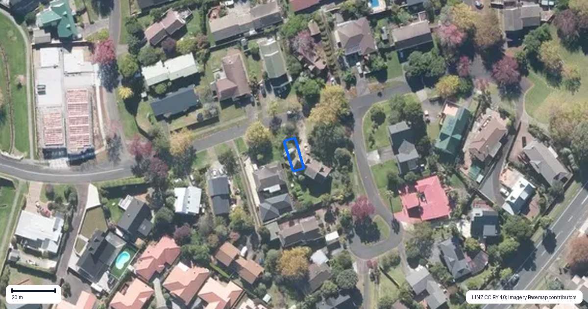Property context map for 4/1 Photinia Place, Botany Downs, Auckland