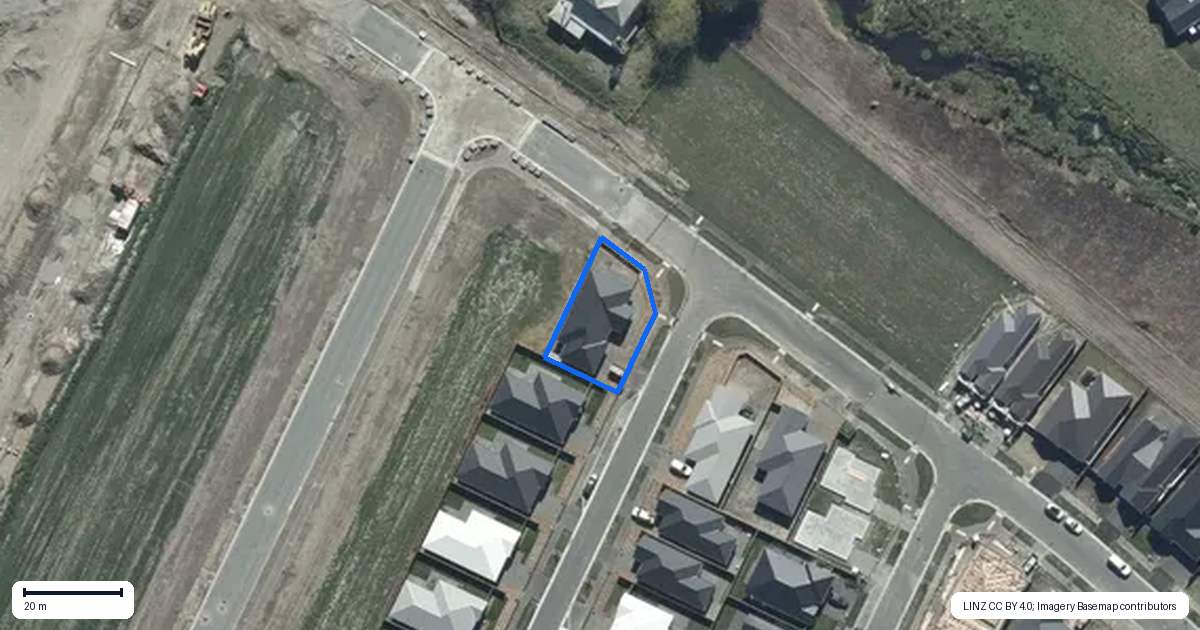 Property context map for 27 John Gibb Street, Belfast, Christchurch