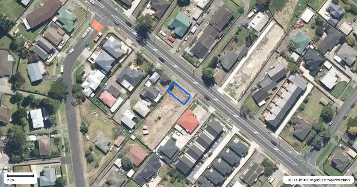 Property context map for 1/78 Station Road, Papatoetoe, Auckland