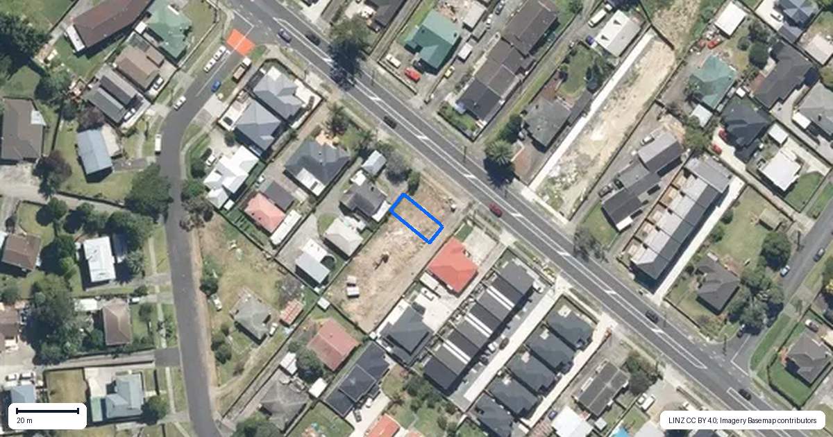 Property context map for 2/78 Station Road, Papatoetoe, Auckland