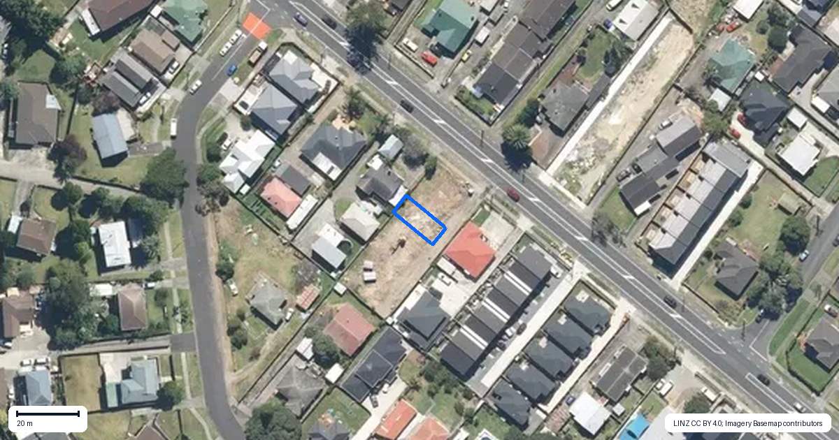 Property context map for 3/78 Station Road, Papatoetoe, Auckland