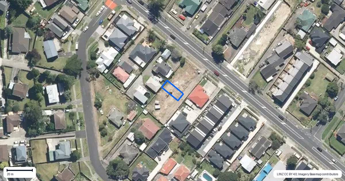 Property context map for 4/78 Station Road, Papatoetoe, Auckland