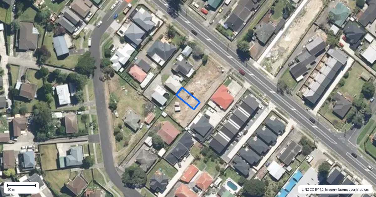 Property context map for 5/78 Station Road, Papatoetoe, Auckland
