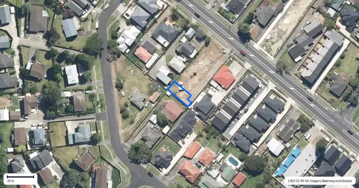 Property context map for 7/78 Station Road, Papatoetoe, Auckland