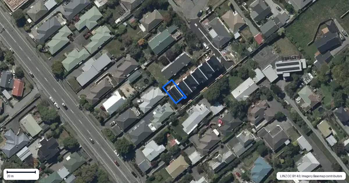 Property context map for 6/28 Deloraine Street, Somerfield, Christchurch