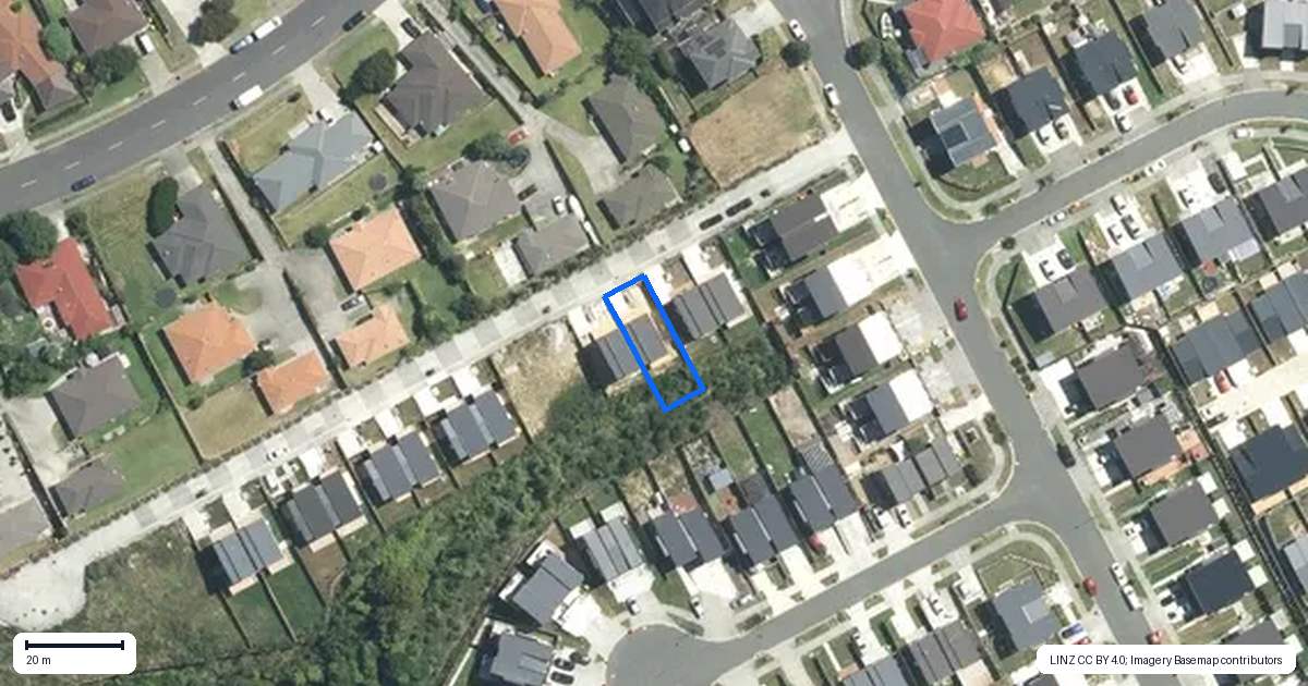 Property context map for 6A Wahine Street, Papakura