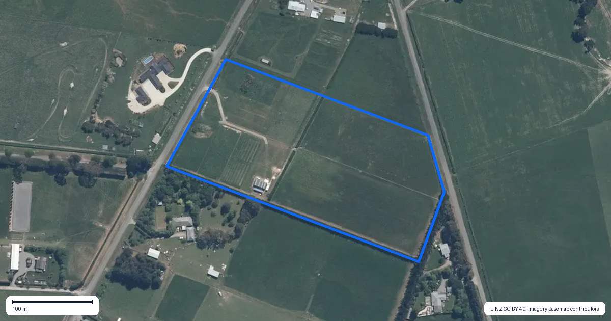 Property context map for 854 Marshmans Road, Sefton