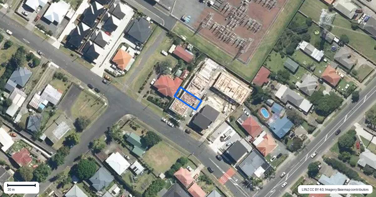 Property context map for 3A Ferguson Street, Mangere East, Auckland