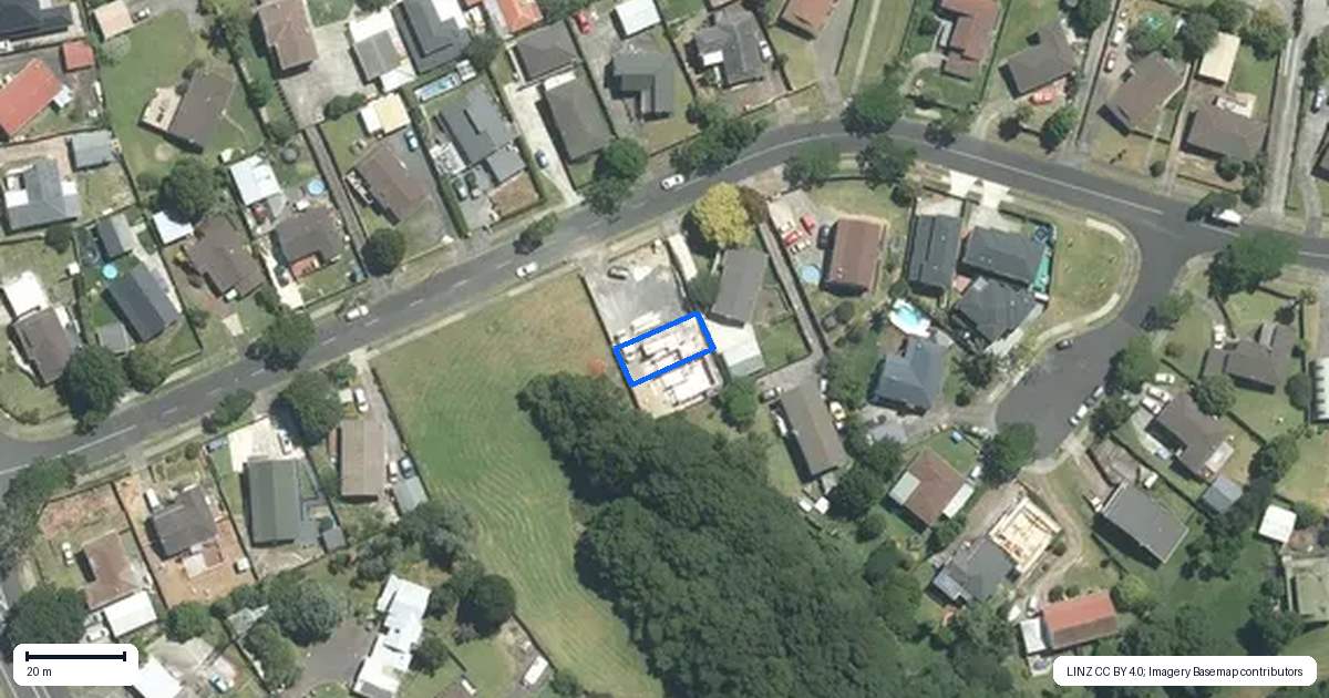 Property context map for 11B Banyan Drive, Totara Heights, Auckland