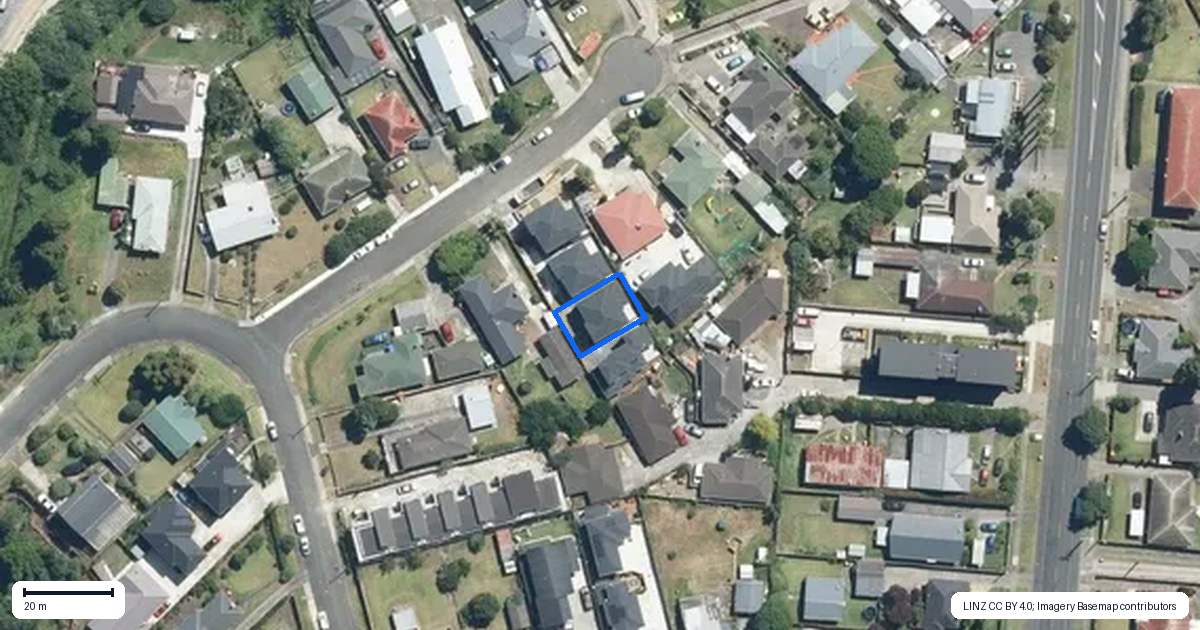 Property context map for 5C Staines Avenue, Mangere East, Auckland