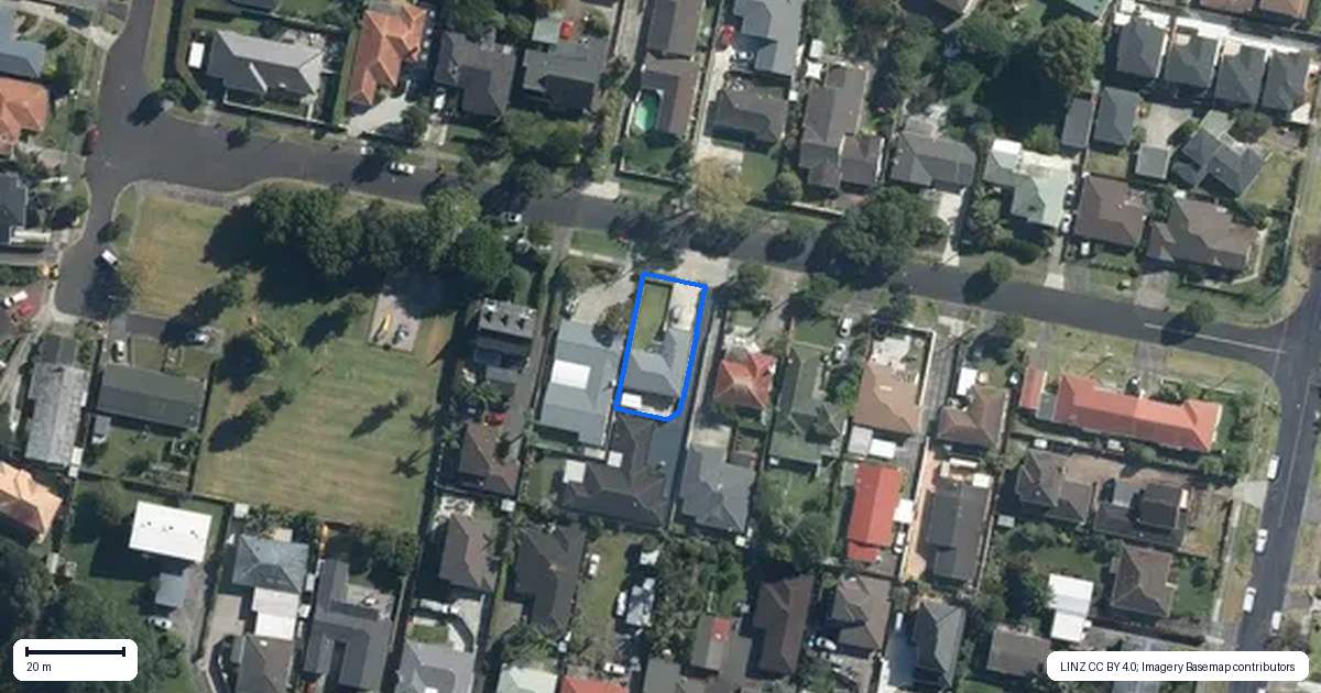 Property context map for 12A Browns Avenue, Pakuranga, Auckland