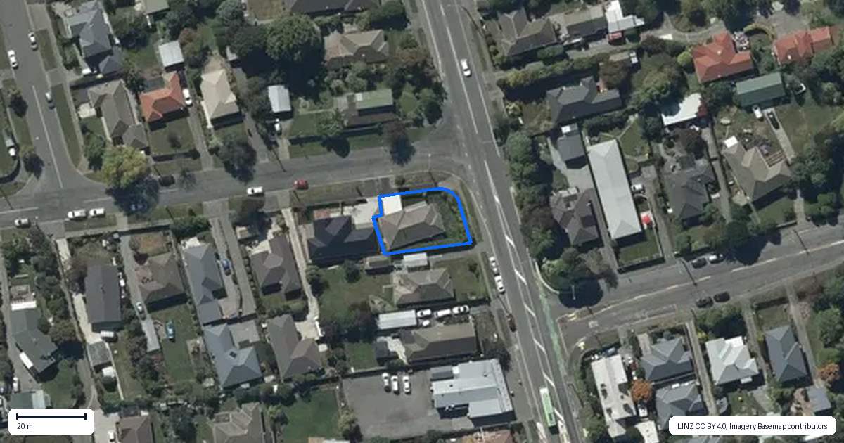 Property context map for 1 Leistrella Road, Hoon Hay, Christchurch