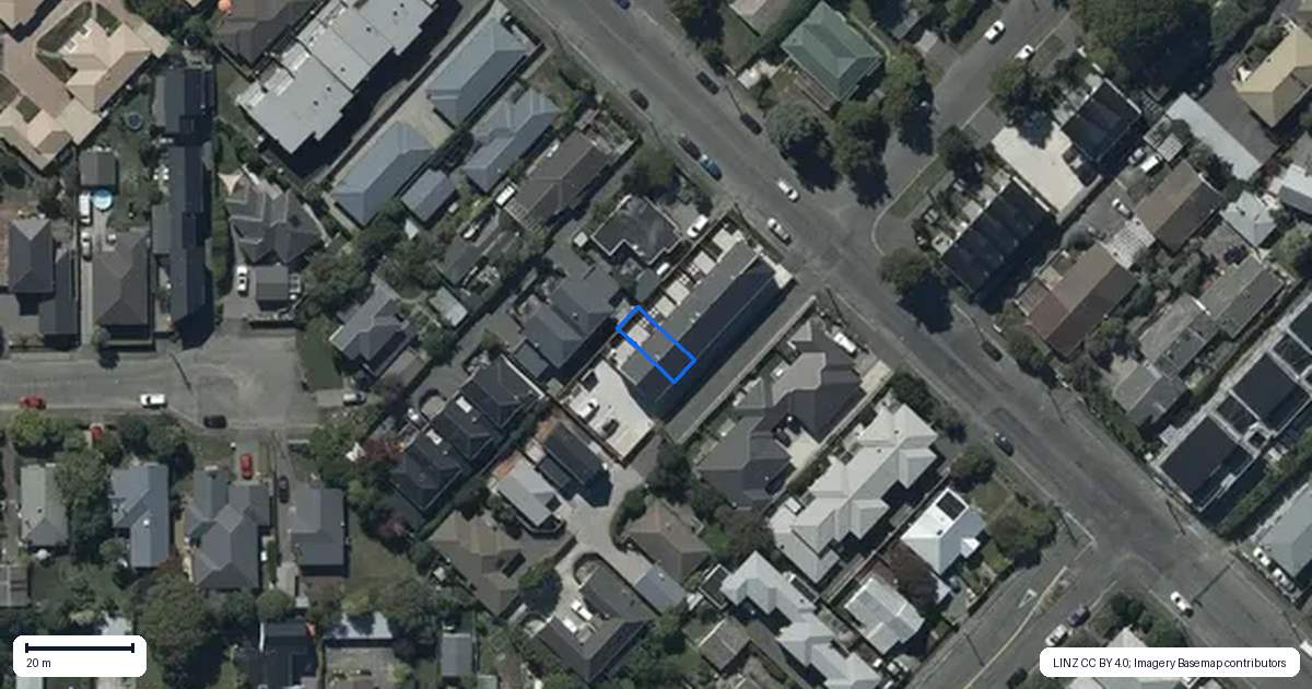 Property context map for 5/72 Southampton Street, Sydenham, Christchurch