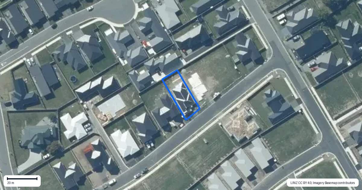 Property context map for 37 Duporth Road, Rolleston
