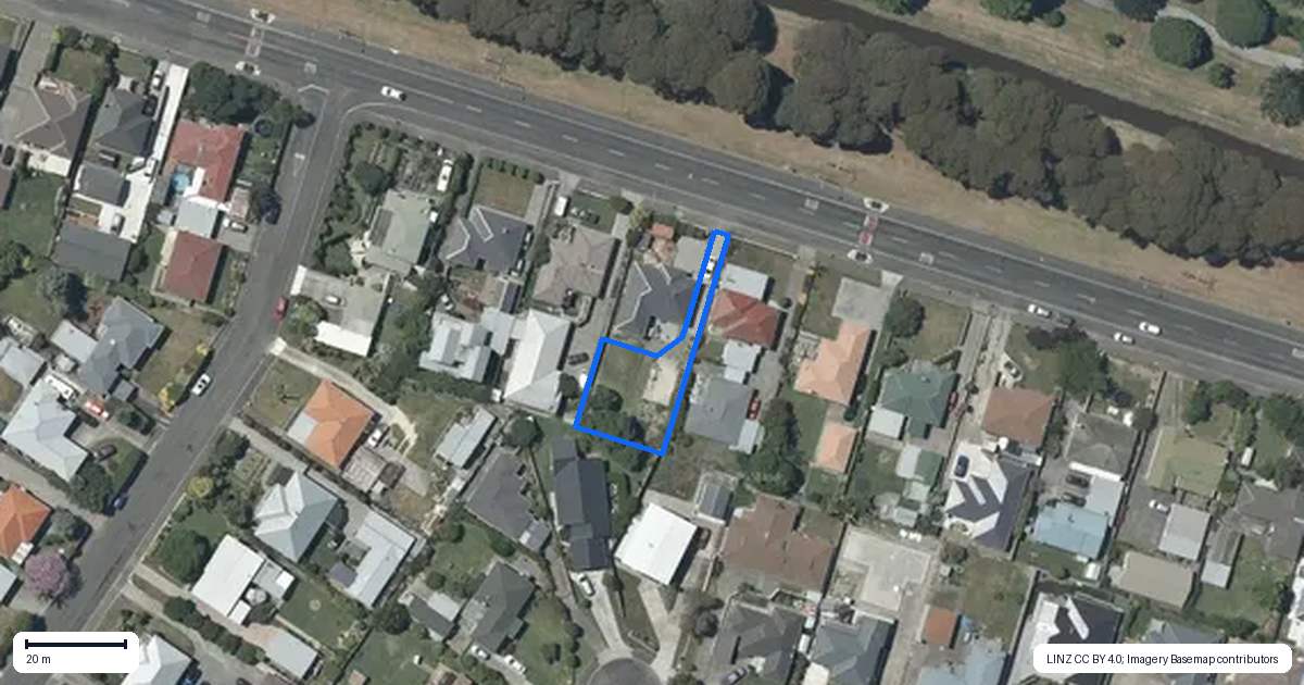 Property context map for 8A Riverbend Road, Onekawa, Napier