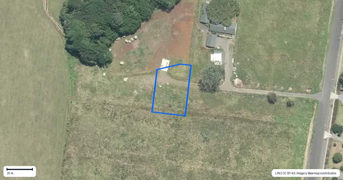 Property context map for 7 Kotuku Way, Pukekohe