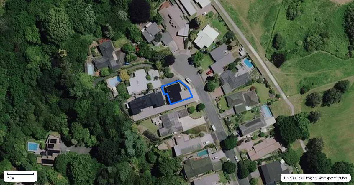 Property context map for 1/13 McInnes Place, Queenwood, Hamilton