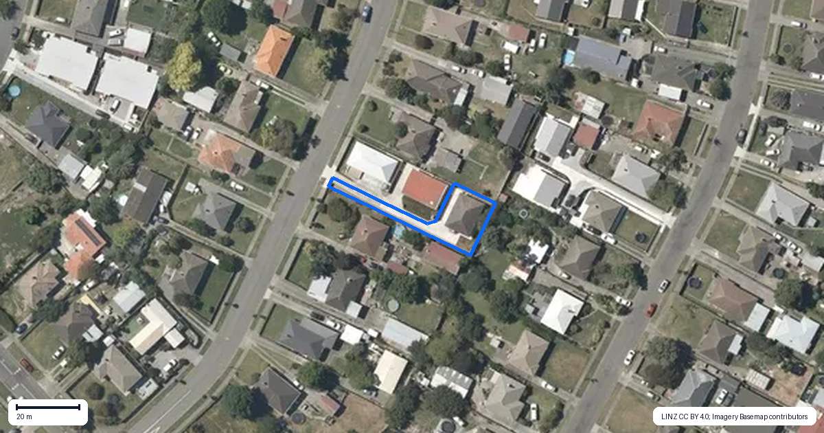 Property context map for 28C Ward Crescent, Marewa, Napier