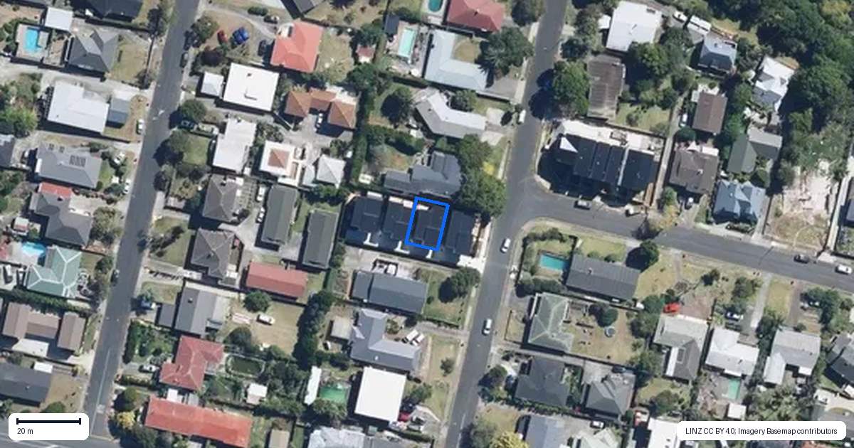 Property context map for 17B Glenside Avenue, Pakuranga, Auckland